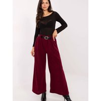 corduroy trousers model 220876 Rue Paris - ONE-SIZE-FITS-ALL - Red
