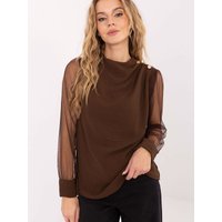 Blouse model 221099 Italy Moda - ONE-SIZE-FITS-ALL - Brown