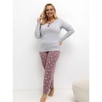 Plus Size Pajamas model 221187 Forever Pink - 2XL - Grey