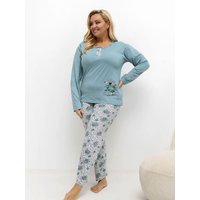 Plus Size Pajamas model 221190 Forever Pink - 2XL - Green