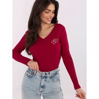 Blouse model 221270 Rue Paris - L/XL - Red