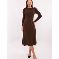 Daydress model 221310 Italy Moda - ONE-SIZE-FITS-ALL - Brown