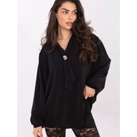 Blouse model 221403 Factory Price - ONE-SIZE-FITS-ALL - Black