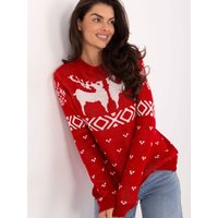 Jumper model 221970 Italy Moda - ONE-SIZE-FITS-ALL - Red