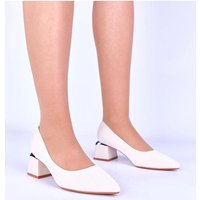 Block heel pumps model 222038 Solea - 40 - Beige