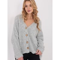 Cardigan model 222110 Factory Price - ONE-SIZE-FITS-ALL - Grey
