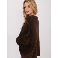 Cardigan model 222112 Factory Price - ONE-SIZE-FITS-ALL - Brown