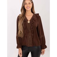 Blouse model 222154 Italy Moda - ONE-SIZE-FITS-ALL - Brown