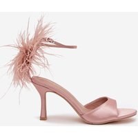 Heel sandals model 222266 Step in style - 41 - Pink