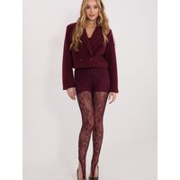 Long leggings model 222331 Italy Moda - ONE-SIZE-FITS-ALL - Red
