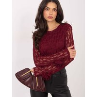 Lace blouse model 222455 Italy Moda - ONE-SIZE-FITS-ALL - Red