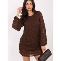 Short dress model 222591 Italy Moda - ONE-SIZE-FITS-ALL - Brown