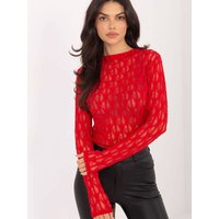 Blouse model 222599 Italy Moda - ONE-SIZE-FITS-ALL - Red