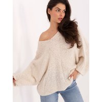 Jumper model 223091 Factory Price - ONE-SIZE-FITS-ALL - Beige