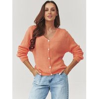 Cardigan model 223256 Makadamia - ONE-SIZE-FITS-ALL - Orange