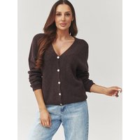 Cardigan model 223259 Makadamia - ONE-SIZE-FITS-ALL - Brown