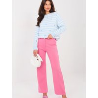 Women trousers model 223640 Rue Paris - ONE-SIZE-FITS-ALL - Pink