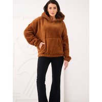 Sweatshirt model 223709 Factory Price - M/L - Brown