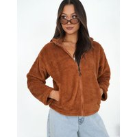 Sweatshirt model 223713 Factory Price - M/L - Brown