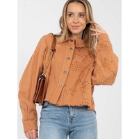 Denim jacket model 223792 Rue Paris - ONE-SIZE-FITS-ALL - Orange