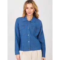 Denim jacket model 223822 Rue Paris - ONE-SIZE-FITS-ALL - Blue