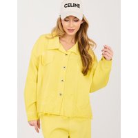 Denim jacket model 223948 Rue Paris - ONE-SIZE-FITS-ALL - Yellow