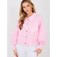 Long sleeve shirt model 223949 Rue Paris - ONE-SIZE-FITS-ALL - Pink