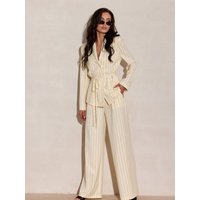 Women trousers model 224015 Roco Fashion - 36 - Yellow