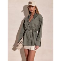 Long sleeve shirt model 224030 Roco Fashion - 38 - Green