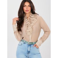 Long sleeve shirt model 224134 Factory Price - ONE-SIZE-FITS-ALL - Beige