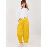 Women trousers model 224180 Italy Moda - ONE-SIZE-FITS-ALL - Yellow