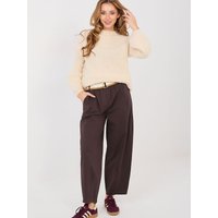Women trousers model 224181 Italy Moda - ONE-SIZE-FITS-ALL - Brown