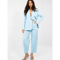 Women trousers model 224183 Italy Moda - ONE-SIZE-FITS-ALL - Blue
