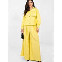 Long sleeve shirt model 224291 Rue Paris - ONE-SIZE-FITS-ALL - Yellow