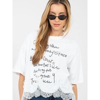 Blouse model 224316 Factory Price - ONE-SIZE-FITS-ALL - White