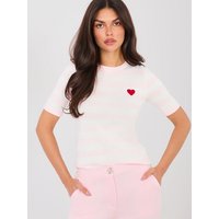 Short sleeve sweater model 224318 Factory Price - ONE-SIZE-FITS-ALL - Pink