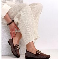 Mocassin model 224571 Solea - 41 - Brown