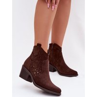 Heel boots model 224620 Step in style - 41 - Brown