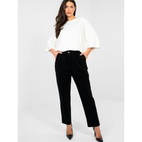 corduroy trousers model 224841 Italy Moda - ONE-SIZE-FITS-ALL - Black