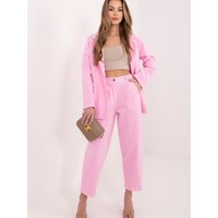 corduroy trousers model 224999 Rue Paris - ONE-SIZE-FITS-ALL - Pink