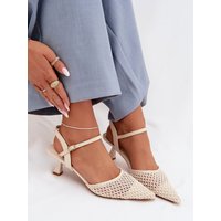 Heel sandals model 225215 Step in style - 41 - Beige
