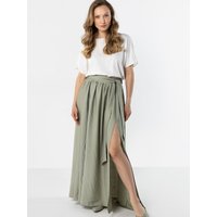 Long skirt model 225331 awama - S - Green
