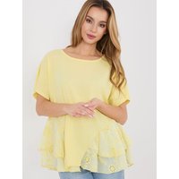 Blouse model 225499 Italy Moda - ONE-SIZE-FITS-ALL - Yellow