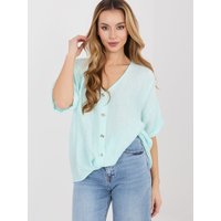 Short sleeve shirt model 225511 Italy Moda - ONE-SIZE-FITS-ALL - Green