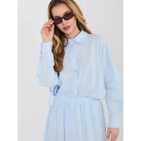 Long sleeve shirt model 225513 Italy Moda - ONE-SIZE-FITS-ALL - Blue