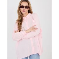 Long sleeve shirt model 225514 Italy Moda - ONE-SIZE-FITS-ALL - Pink