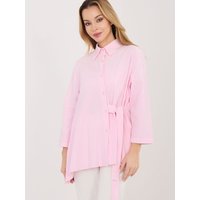 Long sleeve shirt model 225534 Rue Paris - ONE-SIZE-FITS-ALL - Pink