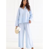 Blouse model 226447 Italy Moda - ONE-SIZE-FITS-ALL - Blue
