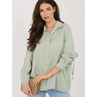 Long sleeve shirt model 226475 Italy Moda - ONE-SIZE-FITS-ALL - Green