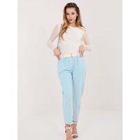 corduroy trousers model 226482 Italy Moda - ONE-SIZE-FITS-ALL - Blue